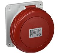 Schneider Electric PKY32G735 Clavija de panel recta PK Patrika conexión 32 A IP67 380 V 3P+N+T 50-60 Hz
