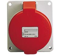 Schneider Electric PKY32W434 Toma de pared PK Patrika FAST 32 A IP44 380 V 3P+T 50-60 Hz
