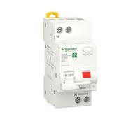 Schneider Electric R9D01625 Interruptor FI/LS Resi9 1P+N, 25 A, B-Char., 30 mA, tipo A, 6 kA