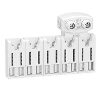 Schneider Electric - Resi9 XE - Divisor de sistema enchufable - 5 módulos - con conector - R9EXHC05