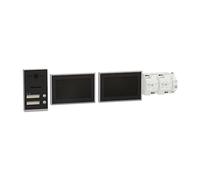 Schneider Electric Ritto RGE2092250 - Videoportero automático con aplicación (pantalla HD de 7 pulgadas, 2 casas, montaje en superficie), color gris