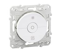 Schneider Electric S520243 - Interruptor VMC blanco con posición de parada, tornillo