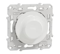 Schneider Electric S520513W Wiser Odace - Regulador giratorio LED (2 hilos, zigbee), color blanco