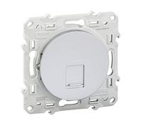 Schneider Electric S530476 - Odace, conector RJ45, grado 3 (multimedia), Cat.6 STP, Alu Odace, conector RJ45, Alu, grado 3 (multimedia), Cat 6 STP, con tornillo