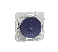 Schneider Electric S550208 Odace, interruptor Cobalt, 3 botones subida / bajada / parada para persianas