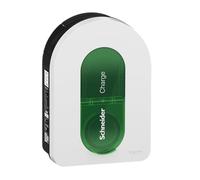 Schneider Electric Smart Wallbox Schneider Charge 22kW, Columna de Carga para Coche eléctrico, Toma T2, Control de aplicación de detección de 6 mA, Interior y Exterior, Color Blanco