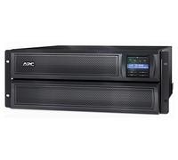 Schneider Electric SMX3000HVNC Inteligente UPS de APCX 3000 VA Rack/Torre LCD 200-240V con Tarjeta Roja, 48.3cm x 4.3.2cm x 17.8cm, Negro
