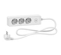 Schneider Electric ST9431W Base Multienchufe de 3 Tomas, cable 1,5 m Blanco
