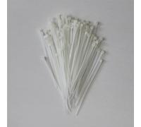 Schneider Electric Thorsman Bridas de 100 unidades, de poliamida, 100 x 2,5 mm, color transparente, diferentes tamaños, bordes redondeados lisos, muy duraderas, bridas autoblocantes para gestión de