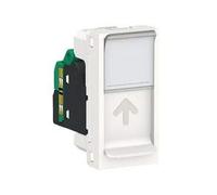 Schneider Electric - Toma RJ45 cat.5e UTP 1 mod. Polar