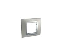 Schneider Electric U66.002.039 Marco Top 1 Elemento, Níquel Mate