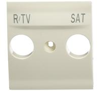 Schneider Electric U9.441.25 Caratula Toma R-TV/SAT, Marfil