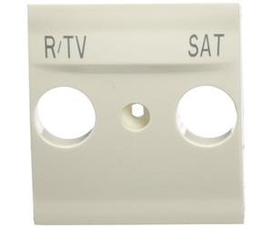Schneider Electric U9.441.25 Caratula Toma R-TV/SAT, Marfil