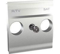 Schneider Electric U9.441.30 Caratula Toma R-TV/SAT, Aluminio