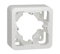 Schneider Electric - Unica - Caja sobresaliente - blanco - 1 poste - NU840218