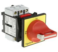 Schneider Electric VCD01 Interruptores Seccionadores de Paro de Emergencia para Montaje en Puerta, 20A
