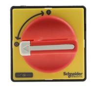 Schneider Electric VCDN20 Interruptores Seccionadores de para de Emergencia para Montaje en Puerta, 20A, 74mm x 60mm, Amarillo