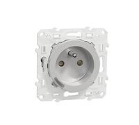Schneider Electric - Wiser Odace - Toma 2P+T conectada - 16A - zigbee - Aluminio - S530559