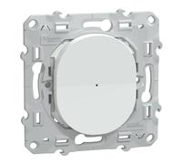 Schneider Electric - Wiser Ovalis - Pulsador - 10A - zigbee - Blanco - S320530W