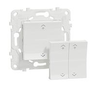 Schneider Electric - Wiser Unica - Interruptor centralizado inalámbrico 2 o 4 BP - Blanco - NU557118W