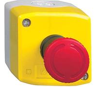 Schneider Electric XALK178G Caja 1 Pulsador Emergencia, C.Fraudes 2Nc+1
