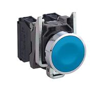 Schneider Electric XB4BA61 Pulsador Ø 22, Retorno Resorte Nivelado, 1 Na