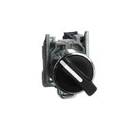 Schneider Electric XB4BD21 Selector Diámetro 22, Mango de 2 Posiciones, 1 Na, Negro
