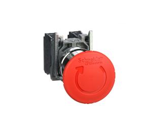 Schneider Electric XB4BS8445 Botón De Parada De Emergencia 40mm - XB4BS8445
