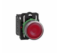 XB5AW34B5 - Pulsador luminoso, Harmony XB5, plástico, rojo, 22 mm, 1N