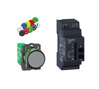 Schneider Electric XB5RFA02 Relés AC 22 mm Programable, Juego de 2