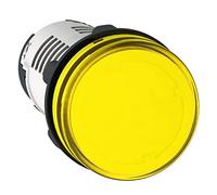 Schneider Electric XB7EV05BP Piloto de Diámetro 22, LED Integrado 24 V Terminal Tornillo, Amarillo, Juego de 10