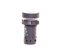 Schneider Electric XB7NA11341 Pulsador de Impulso, Flecha Negra Hacia Arriba, 1NO, 51.5mm x 29mm x 29mm, Blanco