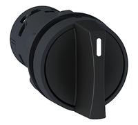 Schneider Electric XB7ND33 Selector Diámetro 22, Maneta Estándar, 3 Posiciones, 2 No, Negro, Juego de 10