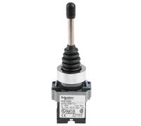 Schneider Electric XD2PA22 Palanca de Mandos, 1-Posición, NO x2; 3A/240VAC; 0.55A/125VDC; 22 mm