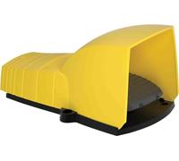 Schneider Electric XPEY310 Conmutador Pedal Sencillo con Cubierta, Plástico, 1 NC + 1 NA, Amarillo