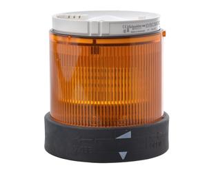 Schneider Electric XVBC2B5 0060252 - Elemento de columna de señalización (24 V/CC, luz permanente), color naranja IP65