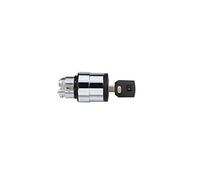 Schneider Electric Cabeza selector ZB4BG4 con llave, 2 posiciones, Ø 22