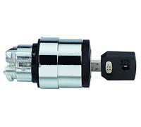 Schneider Electric ZB4BG7 - Selector sin ilustración, 22 mm, 3 posiciones, llave
