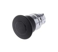 Schneider Electric ZB4BT2 Cabeza Seta de Emergencia, Diámetro 40 Pulsar-Tirar Diámetro 22, Negro