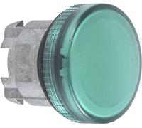 Schneider Electric – Cabeza piloto luminoso ZB4BV033 Ø 22 redonda lentes lisas verdes
