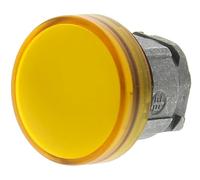 Schneider Electric ZB4BV053 Cabeza Piloto Luminoso Diámetro 22 Redonda Lentes Lisas, Amarillo