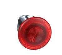 Schneider Electric ZB4BW643 Cabeza de Pulsador Iluminado Diámetro 40, Pulsar-Tirar Diámetro 22, Rojo