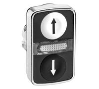 Schneider Electric ZB4BW7A1724 Pulsador doble luminoso con inscripción Nuevo