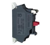 Schneider Electric ZB4BZ1025 - Bloque de contacto, 1 NC, bloque de contacto único con cuerpo y cuello de fijación, 1 Nc