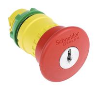 Schneider Electric ZB5AS944 Cabeza seta de emergencia emergencia Ø 40, liberación de llave, Ø 22