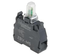 Schneider Electric ZBVM1 Bloque Luminoso, Ø 22, LED Integral, 230-240 V Blanco
