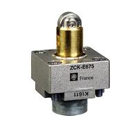 Schneider Electric ZCKE67 Cabeza Pulsador con Roldana Ref Metal