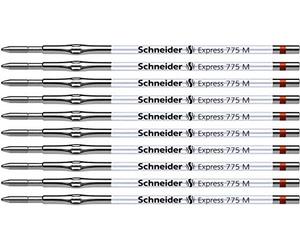 Schneider Express 775 - Recambio para bolígrafo (punta M, 20 unidades), color marrón