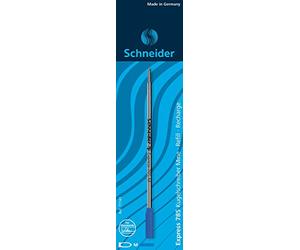 Schneider Express 785 77161 - Recambio para bolígrafo (indeleble, ancho de trazo M) - Paquete de 1 blíster, azul