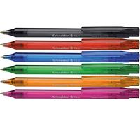 Schneider Fave - Bolígrafo de bola retráctil (50 unidades), colores surtidos